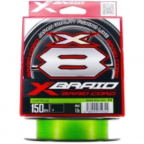 YGK X-Braid Braid Cord х8 BRAID CORD Chartreuse 150м