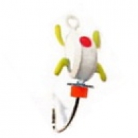 Жук Белый с лапками размер 2.5