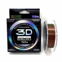 Универсальная монофильная леска CARPHUNTER 3D 0,165мм 3,97кг 150м Camo (Fluo Green)