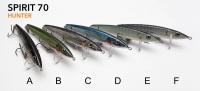 Воблер Hunter Spirit 70mm цвет Е