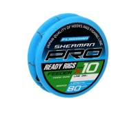 Готовые поводки Flagman Sherman Pro Feeder Ready Rigs 0,128mm, #14, 80cm