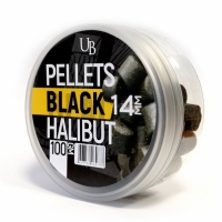 Пеллетс насадочный Ultrabaits "BLACK HALIBUT" 14 мм.
