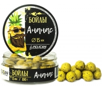 Бойлы Pelican Ананас 15мм. 100г.