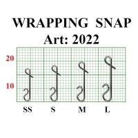 Застежка безузловая Fish Season Wrapping Snap размер-SS тест-7кг 6шт