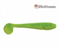 Виброхвост Mottomo Booster 9,5см Chartreuse Lime 4шт.