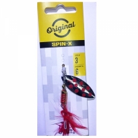Вращающиеся блесна  Lucky John SPIN X	LONG 03 6,0г серебро