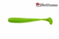 Виброхвост Mottomo Noise 12,5см Chartreuse Glitter 4шт.