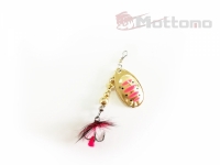 Блесна Mottomo Fire Blade #1 5g Gold 14