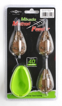 Method Feeder Mikado- Набор кормушек 3 шт. 20 гр. + форма