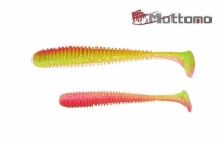 Виброхвост Mottomo Noise 12,5см Chartreuse Orange 4шт.