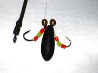 Болда Profilux Жук на флюркарбоне 4 гр черная