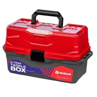 Ящик для снастей Tackle Box трехполочный NISUS красный