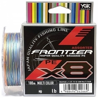 Шнур плетеный YGK Frontier X8 100m #0.6/0.128mm 6lb