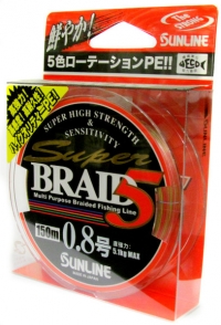 Плетенка SUNLINE SUPER BRAID 150m #0.8