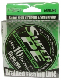 Шнур плетёный SUNLINE SUPER PE #1.0 (0,165мм) белый