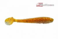 Виброхвост Mottomo Booster 9,5см Pumpkin Glitter 5шт.