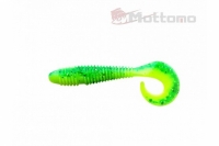 Твистер Mottomo Flasher 7,5см Dark Green Yellow 5шт.