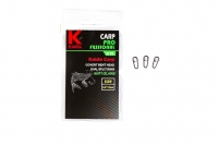 KAIDA Застежка овальная CARP PRO ANTI GLARE, 0.8x13мм (10шт)