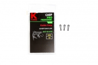 KAIDA Застежка быстросъемная CARP PRO ANTI GLARE №1 (10шт)