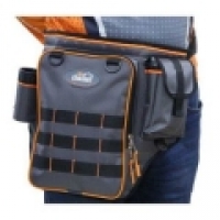 Сумка рыболовная поясная Следопыт Fishing Belt Bag Light, 44х35х6 см, цв. серый