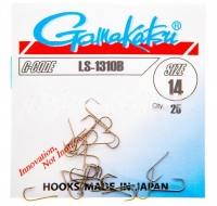 Крючки Gamakatsu LS-1310B №10 (brown)