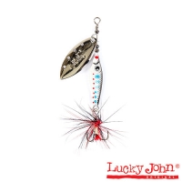 Блесна вращающаяся Lucky John TRIAN BLADE LONG 6.0г цвет 003