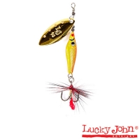 Блесна вращающаяся Lucky John TRIAN BLADE LONG 9.0г цвет 001