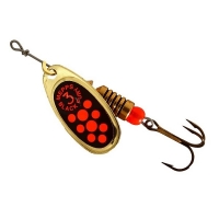 Блесна Mepps Comet Black Fury №3 (6.5г) gold-fluo-orange