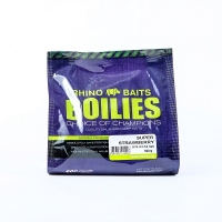 Бойлы насадочные Rhino Baits Super Strawberry (супер клубника), 14 мм 0,5 кг