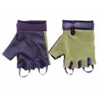 Перчатки СЛЕДОПЫТ, зеленые, без пальцев, XL