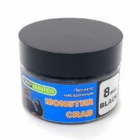 Пеллетс насадочный 8мм Black Halibut Monster Crab (Монстер Краб) CarpHunter 100мл