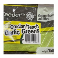 Добавка в прикормку Feeder.by Карась&Линь Чесночная Зелень 150гр