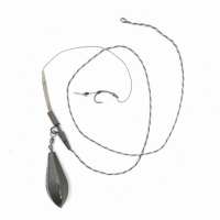 Готовый карповый монтаж "Безопасная клипса" CarpHunter груз "Горизонт" 80г