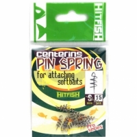Крепление для силикон приманки Hit Fish  Centering PiN SPRING # М (15шт)