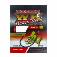 Крючки Azura  Worm Hook №1/0