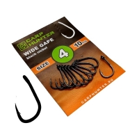 Крючки карповые CarpHunter WIDE GAPE №4 (black nickel) (10 шт.)