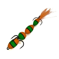 Мандула "Шарики" зелёная/оранжевая 9см