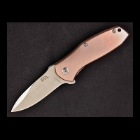 Нож складной автоматический небольшой Ножемир Чёткий расклад IDOL A-220