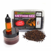 Пеллетс Carp Hunter для методных кормушек + Fluoro + Liquid Krill (криль)