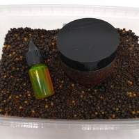 Пеллетс Carp Hunter для методных кормушек + Fluoro + Liquid Krill (криль)