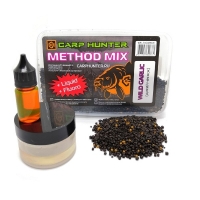 Пеллетс Carp Hunter для методных кормушек + Fluoro + Liquid Wild Garlic (дикий чеснок)