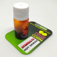 Плавающая силиконовая кукуруза pop-up CarpHunter в дипе Starbaits Hot Demon (острые специи) 10шт.