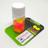 Плавающая силиконовая кукуруза pop-up в дипе Richworth Tutti Frutti (тутти-фрутти) 10шт.