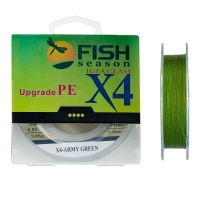 Плетёный шнур Fish Season Upgrade PE X4  #0.4