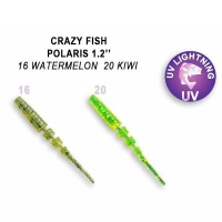 Силиконовые приманки Crazy Fish Polaris 1.2" 61-30-16/20-1