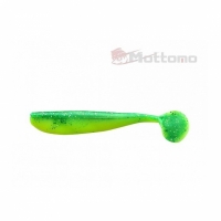 Виброхвост Mottomo Slayer 7см Dark Green Yellow 6шт.