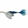 Блесна Mepps BUG IRON BLUE № 1(серебро, синий сердечник, мушка) 4 гр.