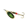 Блесна Mepps Black fury Chartreuse №1 (золото, черн.фон, зеленые точки) 3,5 гр.