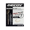 Крючки одинарные Decoy K-101 Round #12 (12шт в уп)