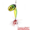 Блесна вращающаяся Lucky John TRIAN BLADE ROUND 9.0г цвет 008